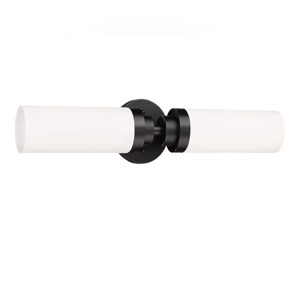 NWT Emak 2 Light Black Vanity Lights for Bathroom, 22 Inch Light Fixtures Modern